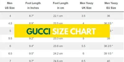 gucci shirt size guide|gucci shoe size to us.